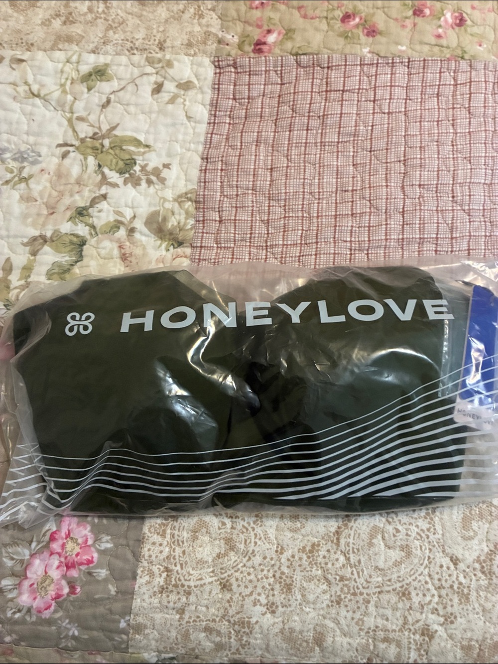 Honeylove Dark Green Liftwear CrossoverBra XL/38D